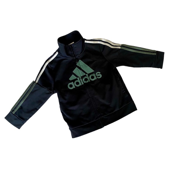 Adidas Jacket Black And Green 18 Months - Picture 1 of 4